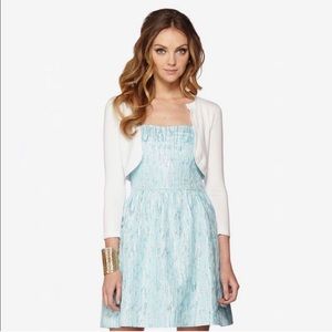 🌴 Lilly Pulitzer White Cardigan Shrug M - EUC